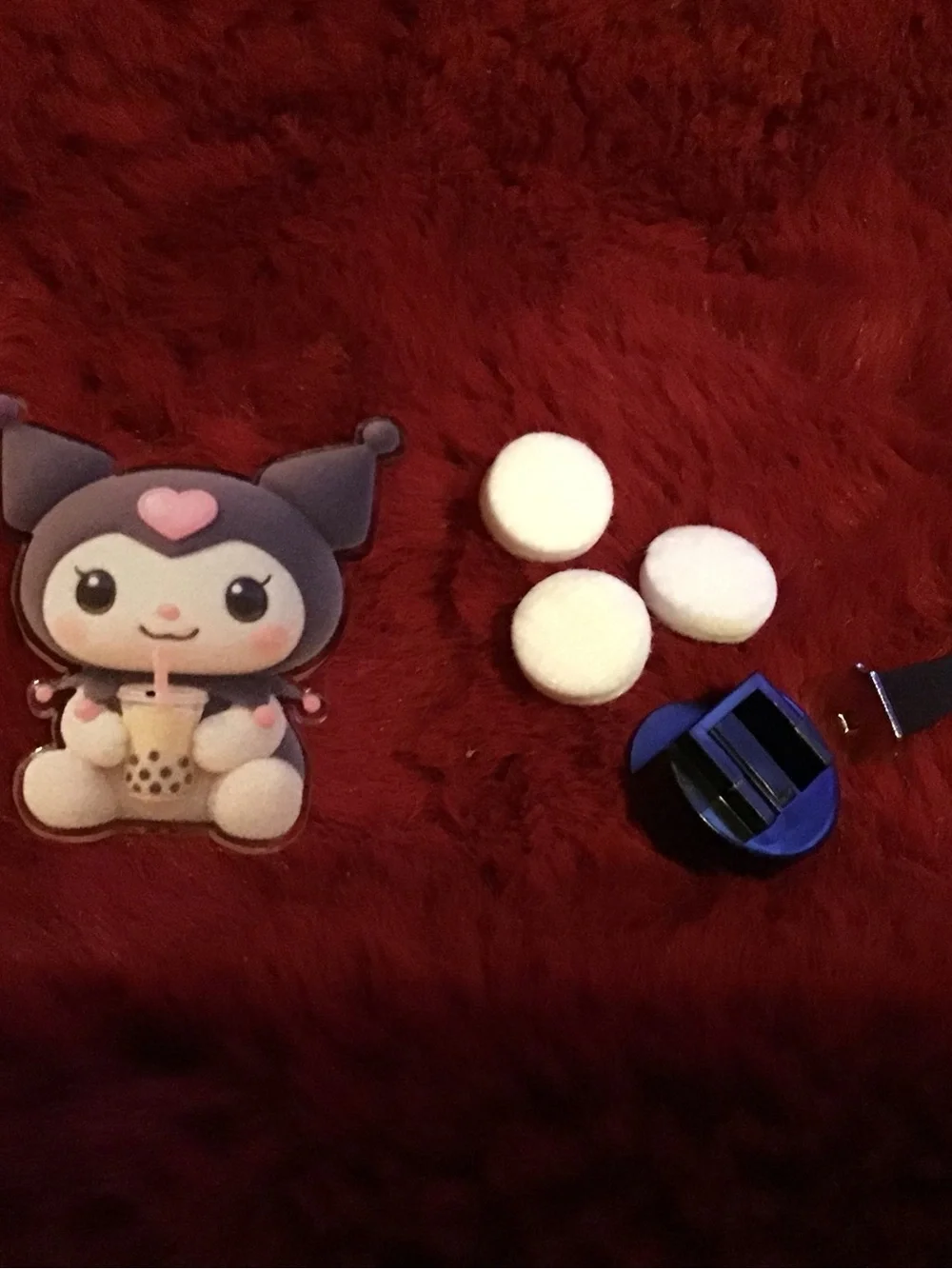 Really cute car vent air freshener holder with Kurami design